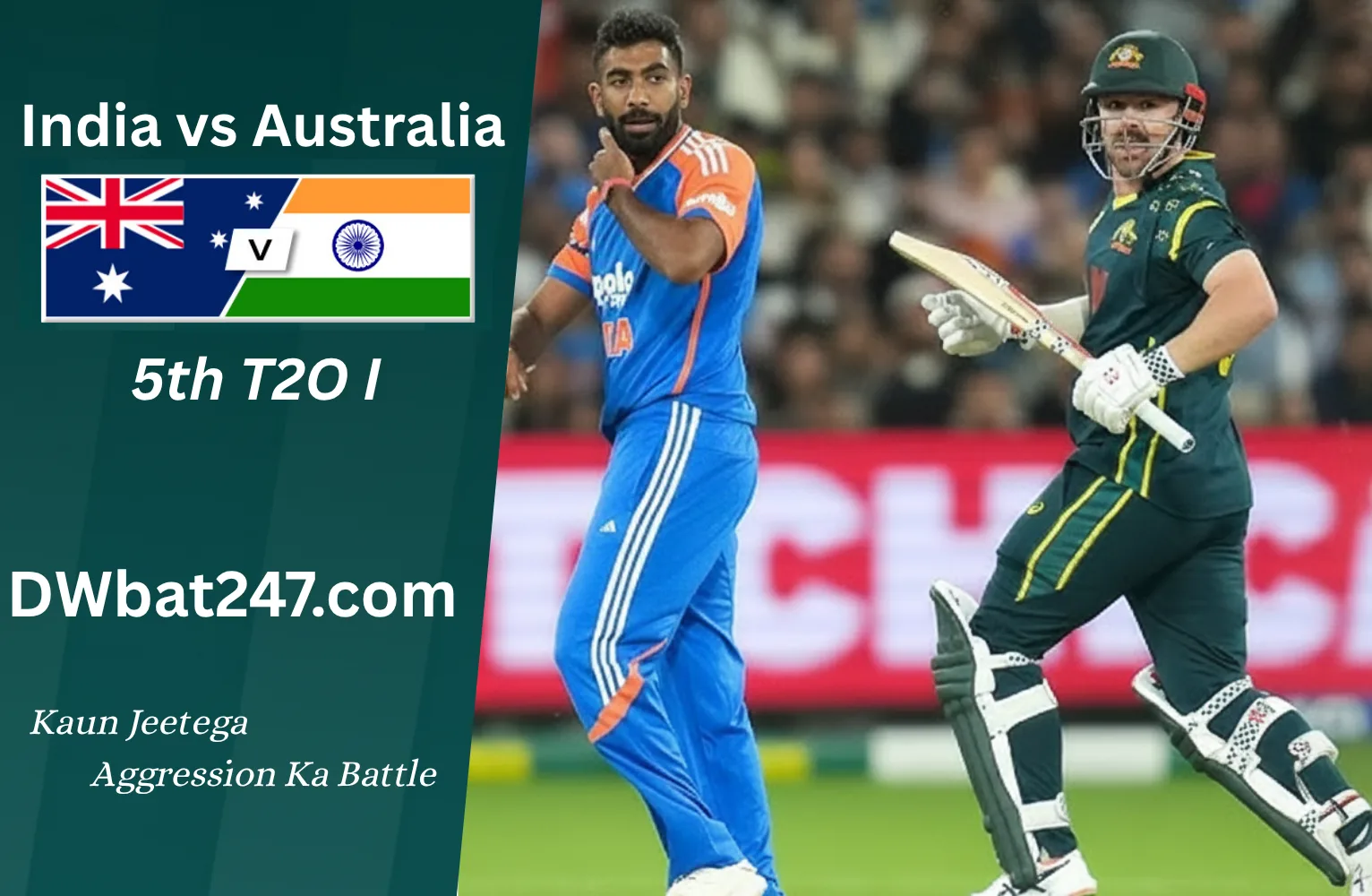 fairplay24.in | India vs Australia T20 | Kaun Jeetega Aggression Ka Battle